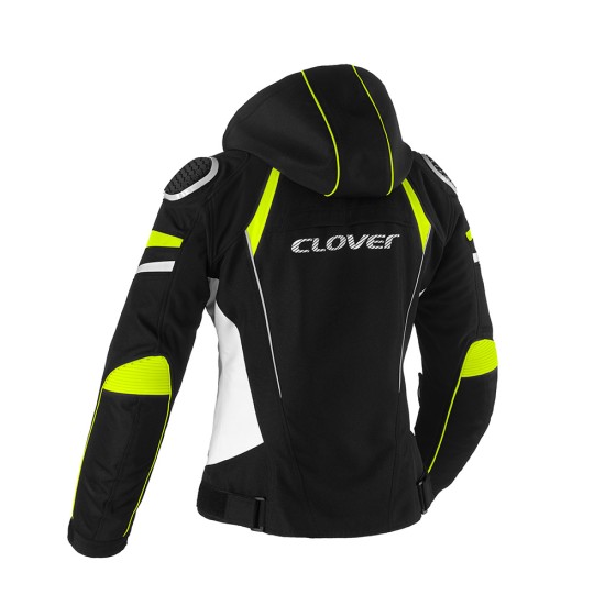 Chaqueta CLOVER Rainblade 3 Amarillo - Mujer - Ropamotorista.com - Distribuidor Oficial Clover en España y Portugal