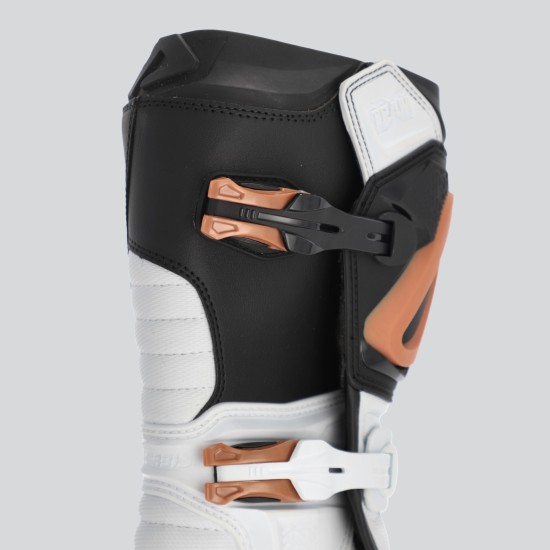 Botas ACERBIS X-TEAM 2.0 White-Brown - Ropamotorista.com - Distribuidor Oficial Acerbis en España y Portugal