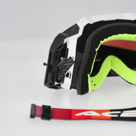 Gafas off road ACERBIS Vulcan Mirror White-Black - Ropamotorista.com - Distribuidor Oficial Acerbis en España y Portugal