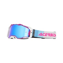 Gafas off road ACERBIS Vulcan Mirror Purple-White