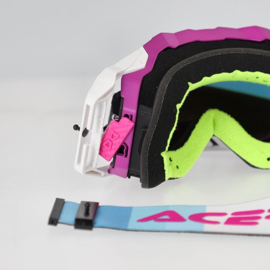 Gafas off road ACERBIS Vulcan Mirror Purple-White - Ropamotorista.com - Distribuidor Oficial Acerbis en España y Portugal