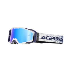 Gafas off road ACERBIS Vitrion Mirror White-Blue - Ropamotorista.com - Distribuidor Oficial Acerbis en España y Portugal