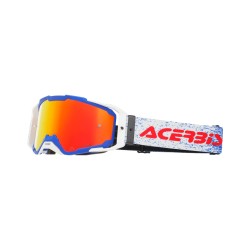Gafas off road ACERBIS Vitrion Mirror Blue-White