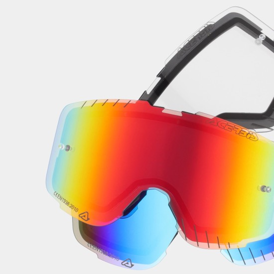 Gafas infantiles off road ACERBIS Vanguard Mirror Kid Red-White - Ropamotorista.com - Distribuidor Oficial Acerbis en España y Portugal