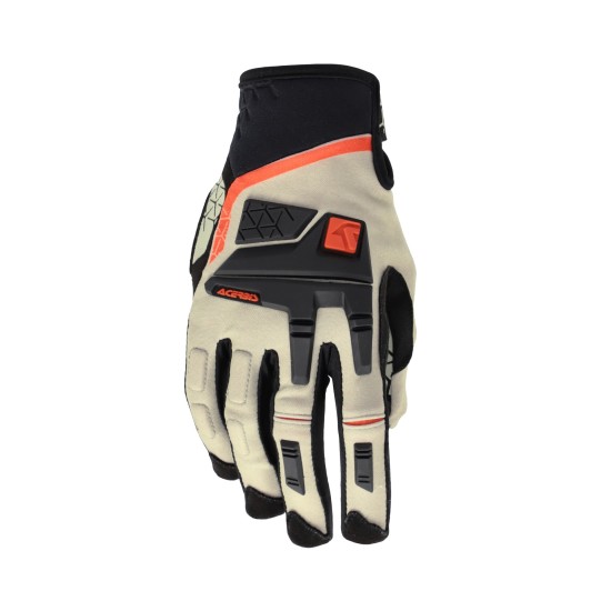 Guantes ACERBIS CE X-Enduro Beige-Black - Ropamotorista.com - Distribuidor Oficial Acerbis en España y Portugal