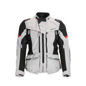 Chaqueta ACERBIS CE X-ROVER Grey-Red - Mujer - Ropamotorista.com - Distribuidor Oficial Acerbis en España y Portugal