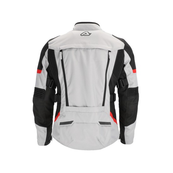 Chaqueta ACERBIS CE X-ROVER Grey-Red - Mujer - Ropamotorista.com - Distribuidor Oficial Acerbis en España y Portugal