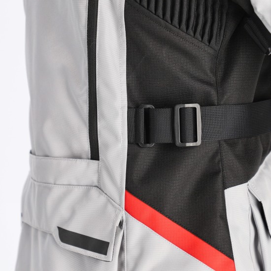 Chaqueta ACERBIS CE X-ROVER Grey-Red - Mujer - Ropamotorista.com - Distribuidor Oficial Acerbis en España y Portugal