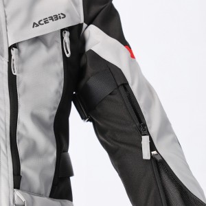 Chaqueta ACERBIS CE X-ROVER Grey-Red - Mujer - Ropamotorista.com - Distribuidor Oficial Acerbis en España y Portugal