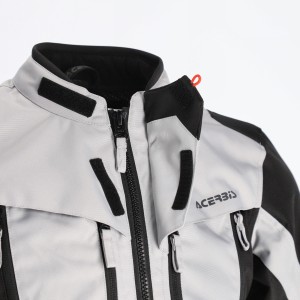 Chaqueta ACERBIS CE X-ROVER Grey-Red - Mujer - Ropamotorista.com - Distribuidor Oficial Acerbis en España y Portugal