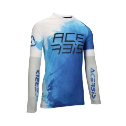 Camiseta ACERBIS MX J-Windy Vented Watermark Blue-White