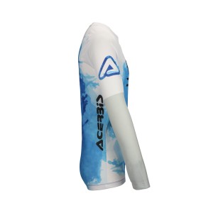 Camiseta ACERBIS MX J-Windy Vented Watermark Blue-White - Ropamotorista.com - Distribuidor Oficial Acerbis en España y Portugal