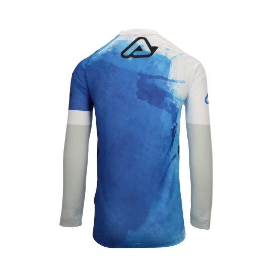 Camiseta ACERBIS MX J-Windy Vented Watermark Blue-White - Ropamotorista.com - Distribuidor Oficial Acerbis en España y Portugal