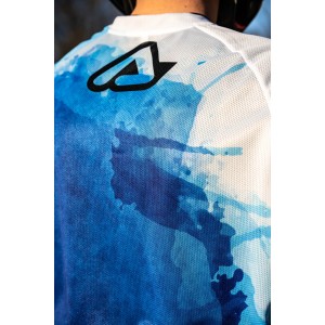 Camiseta ACERBIS MX J-Windy Vented Watermark Blue-White - Ropamotorista.com - Distribuidor Oficial Acerbis en España y Portugal