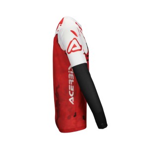 Camiseta ACERBIS MX J-Windy Vented Watermark Red-White - Ropamotorista.com - Distribuidor Oficial Acerbis en España y Portugal