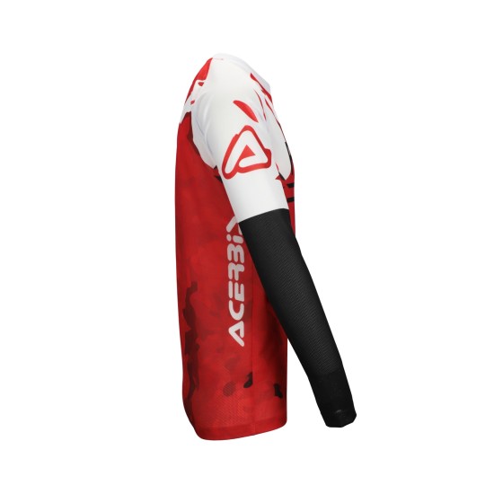 Camiseta ACERBIS MX J-Windy Vented Watermark Red-White - Ropamotorista.com - Distribuidor Oficial Acerbis en España y Portugal
