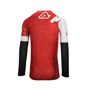Camiseta ACERBIS MX J-Windy Vented Watermark Red-White - Ropamotorista.com - Distribuidor Oficial Acerbis en España y Portugal