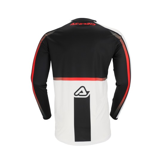 Camiseta ACERBIS MX Linear Lugo White-Black - Ropamotorista.com - Distribuidor Oficial Acerbis en España y Portugal