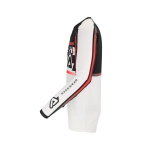 Camiseta ACERBIS MX Linear Lugo White-Black - Ropamotorista.com - Distribuidor Oficial Acerbis en España y Portugal