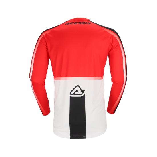 Camiseta ACERBIS MX Linear Lugo White-Red - Ropamotorista.com - Distribuidor Oficial Acerbis en España y Portugal