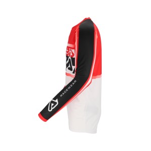 Camiseta ACERBIS MX Linear Lugo White-Red - Ropamotorista.com - Distribuidor Oficial Acerbis en España y Portugal