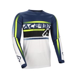 Camiseta ACERBIS MX Linear Lugo Blue-Yellow