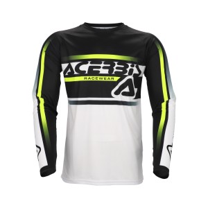 Camiseta ACERBIS MX Linear Lugo Black-white - Ropamotorista.com - Distribuidor Oficial Acerbis en España y Portugal