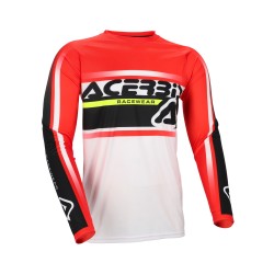 Camiseta ACERBIS MX Linear Lugo Red-White