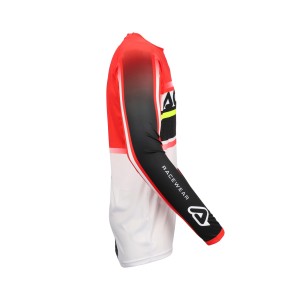 Camiseta ACERBIS MX Linear Lugo Red-White - Ropamotorista.com - Distribuidor Oficial Acerbis en España y Portugal