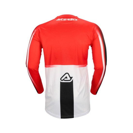 Camiseta ACERBIS MX Linear Lugo Red-White - Ropamotorista.com - Distribuidor Oficial Acerbis en España y Portugal
