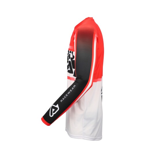 Camiseta ACERBIS MX Linear Lugo Red-White - Ropamotorista.com - Distribuidor Oficial Acerbis en España y Portugal