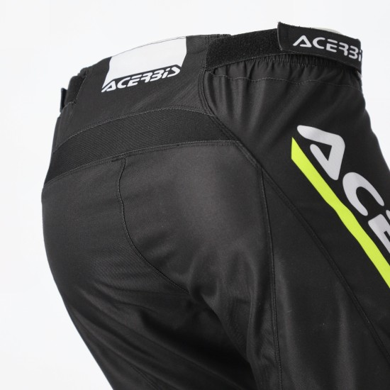Pantalones ACERBIS MX LINEAR Lugo Black-Yellow - Ropamotorista.com - Distribuidor Oficial Acerbis en España y Portugal