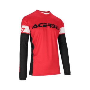 Camiseta ACERBISMX J-TRACL INC 2.0 Red-Black - Ropamotorista.com - Distribuidor Oficial Acerbis en España y Portugal