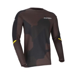 Camiseta off road ACERBIS X-Duro Winter 3.0 Black-Yellow