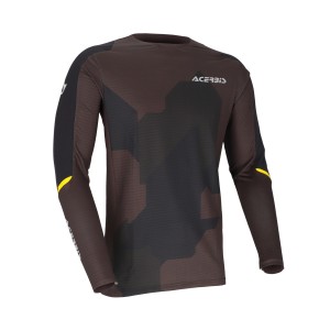 Camiseta off road ACERBIS X-Duro Winter 3.0 Black-Yellow - Ropamotorista.com - Distribuidor Oficial Acerbis en España y Portugal