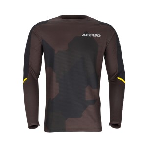 Camiseta off road ACERBIS X-Duro Winter 3.0 Black-Yellow - Ropamotorista.com - Distribuidor Oficial Acerbis en España y Portugal