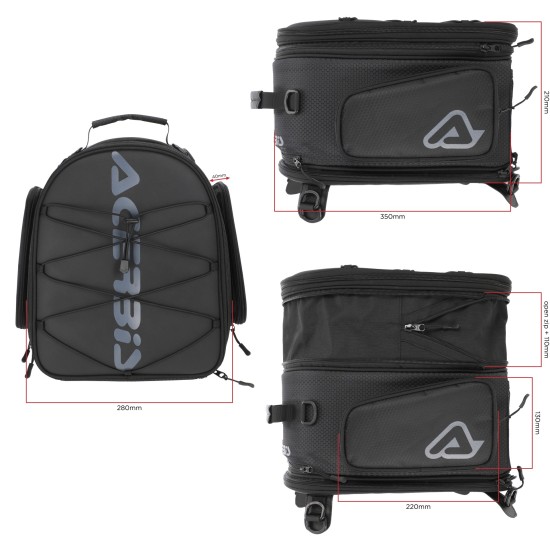 Bolsa trasera ACERBIS Grand Tour 25L - Ropamotorista.com - Distribuidor Oficial Acerbis en España y Portugal