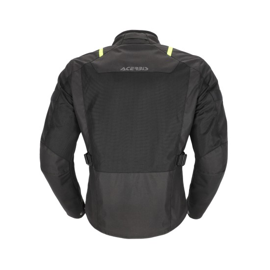 Chaqueta ACERBIS Ramsey Vented Long Black-Yellow - Ropamotorista.com - Distribuidor Oficial Acerbis en España y Portugal