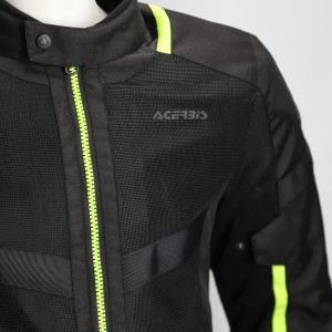 Chaqueta ACERBIS Ramsey Vented Long Black-Yellow - Ropamotorista.com - Distribuidor Oficial Acerbis en España y Portugal