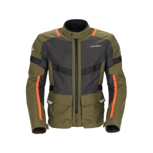 Chaqueta ACERBIS Ramsey Vented Long Green-Orange - Ropamotorista.com - Distribuidor Oficial Acerbis en España y Portugal