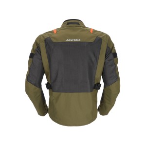 Chaqueta ACERBIS Ramsey Vented Long Green-Orange - Ropamotorista.com - Distribuidor Oficial Acerbis en España y Portugal