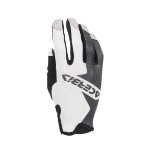 Guantes off road ACERBIS MX-P 2.0 Vented Blanco-Negro - Ropamotorista.com - Distribuidor Oficial Acerbis en España y Portugal