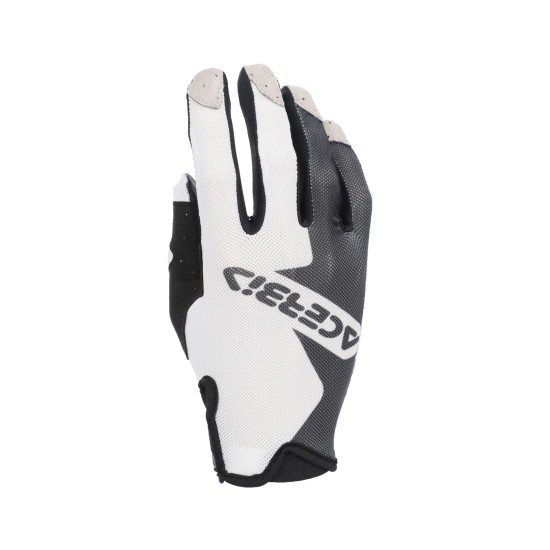 Guantes off road ACERBIS MX-P 2.0 Vented Blanco-Negro - Ropamotorista.com - Distribuidor Oficial Acerbis en España y Portugal