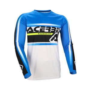 Camiseta infantil ACERBIS MX Linear KID White-Blue - Ropamotorista.com - Distribuidor Oficial Acerbis en España y Portugal