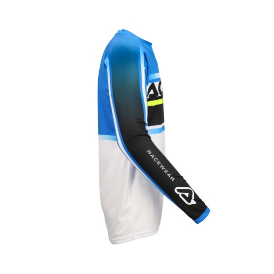 Camiseta infantil ACERBIS MX Linear KID White-Blue - Ropamotorista.com - Distribuidor Oficial Acerbis en España y Portugal