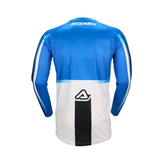 Camiseta infantil ACERBIS MX Linear KID White-Blue - Ropamotorista.com - Distribuidor Oficial Acerbis en España y Portugal