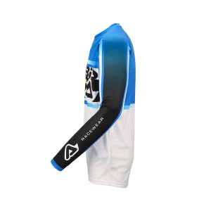 Camiseta infantil ACERBIS MX Linear KID White-Blue - Ropamotorista.com - Distribuidor Oficial Acerbis en España y Portugal