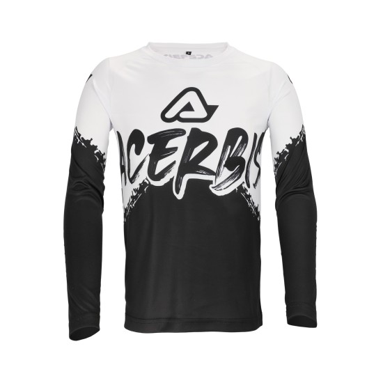 Camiseta infantil ACERBIS MX Linear KID Black-White - Ropamotorista.com - Distribuidor Oficial Acerbis en España y Portugal