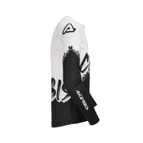 Camiseta infantil ACERBIS MX Linear KID Black-White - Ropamotorista.com - Distribuidor Oficial Acerbis en España y Portugal