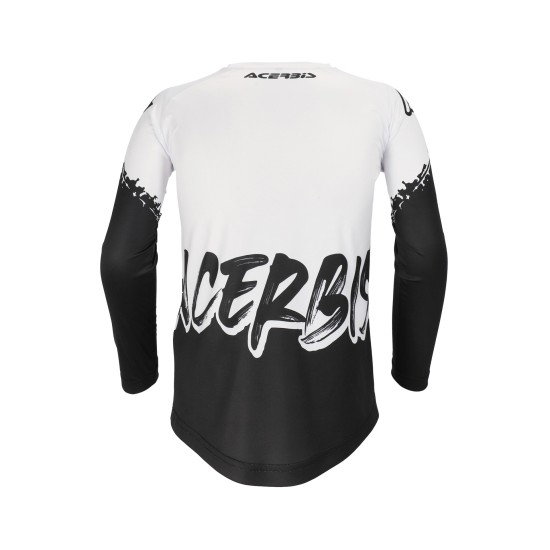 Camiseta infantil ACERBIS MX Linear KID Black-White - Ropamotorista.com - Distribuidor Oficial Acerbis en España y Portugal